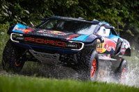 El Ford Raptor de Sainz para el Dakar 2024, en acción