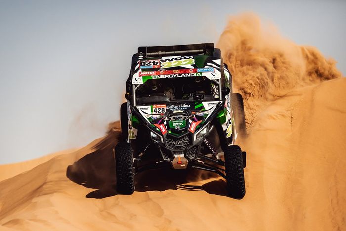 #428 Cobant-Energylandia Rally Team BRP: Eryk Goczal, Oriol Mena