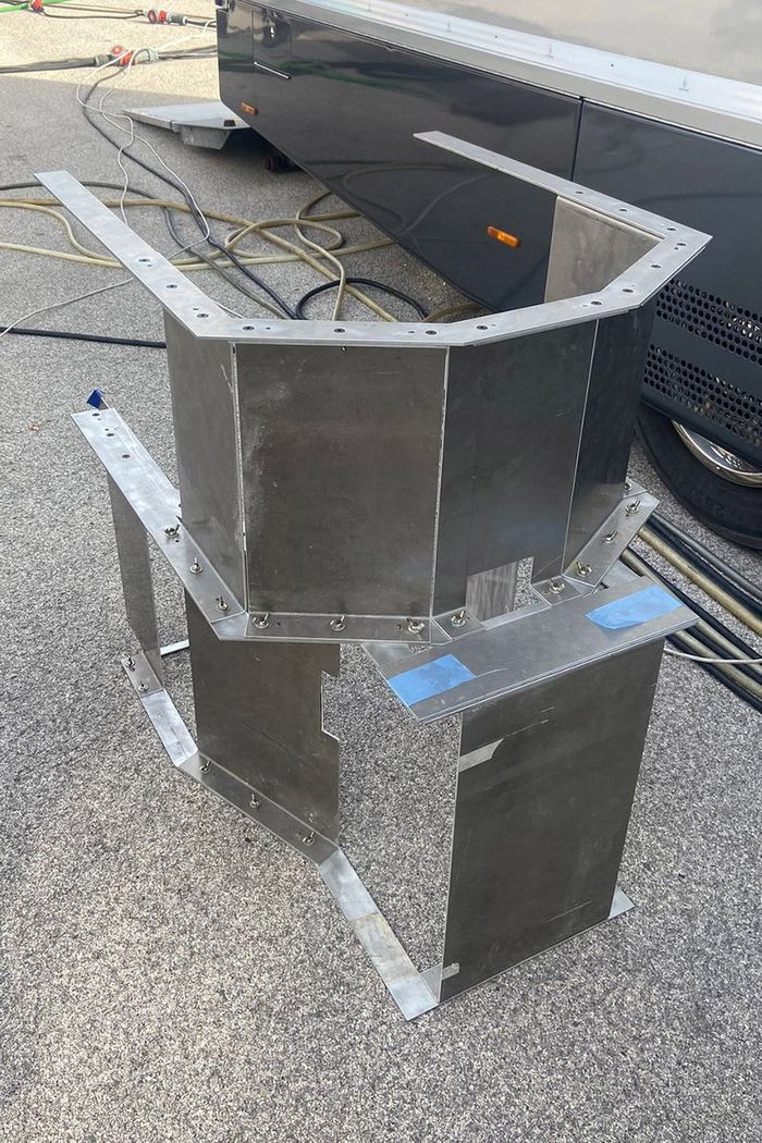 Pieza para homologar los carenados de MotoGP