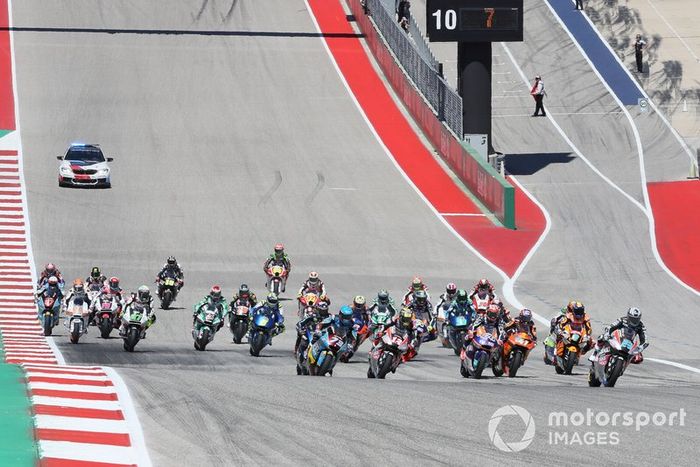 Salida de Moto2 en Austin