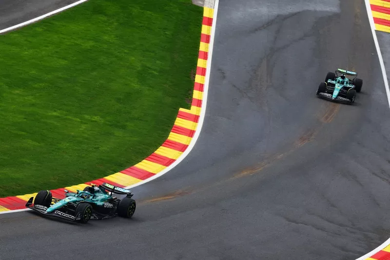 Lance Stroll, Aston Martin Racing, Fernando Alonso, Aston Martin Racing
