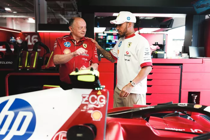 Lewis Hamilton, Ferrari, Frederic Vasseur, Ferrari