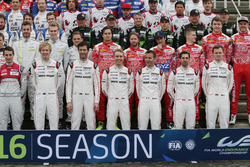 Porsche Team: Brendon Hartley; Mark Webber; Timo Bernhard; Romain Dumas; Neel Jani; Marc Lieb