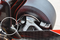 Ferrari rear wing detail