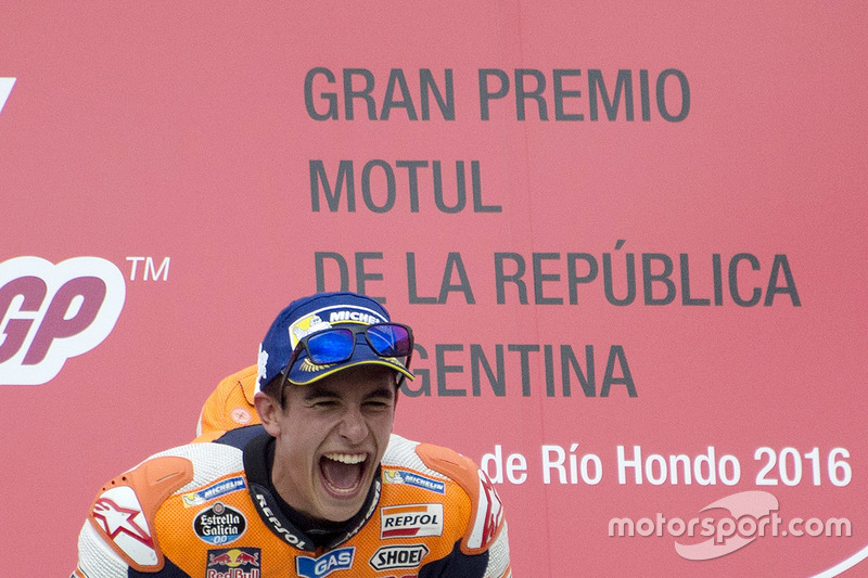 Podium: winner Marc Marquez, Repsol Honda Team