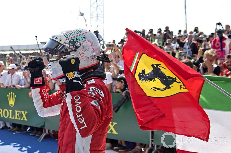 Победитель Себастьян Феттель, Ferrari