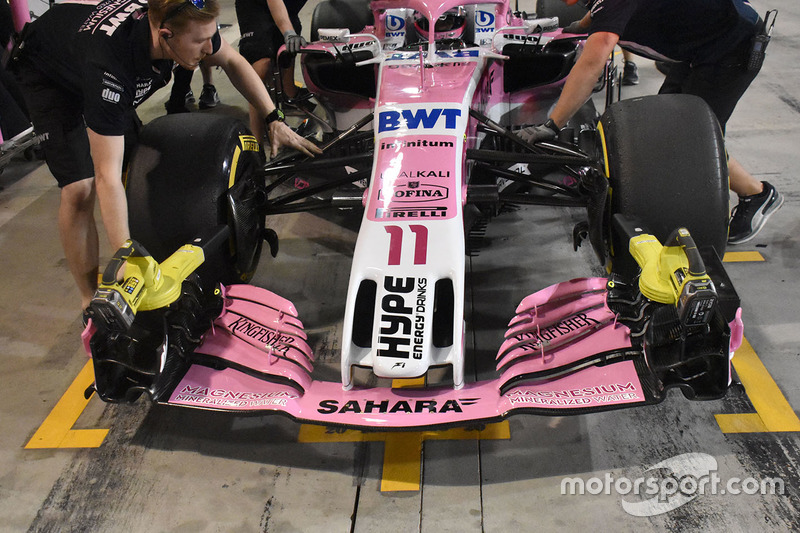 Переднее крыло Force India VJM11