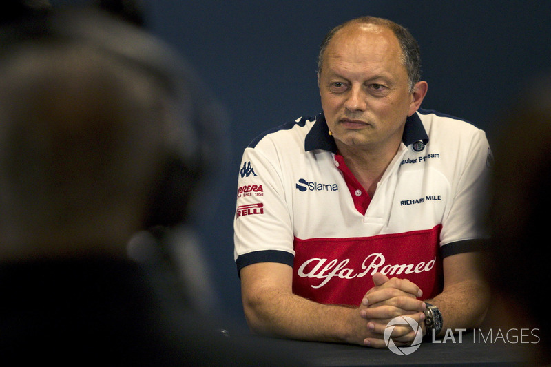 Frederic Vasseur, Sauber, Team Principal, lors de la conférence de presse