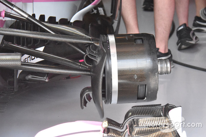 Force India VJM11 front brake detail
