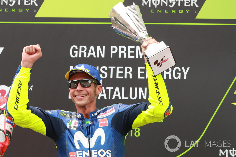 Podium: Valentino Rossi, Yamaha Factory Racing