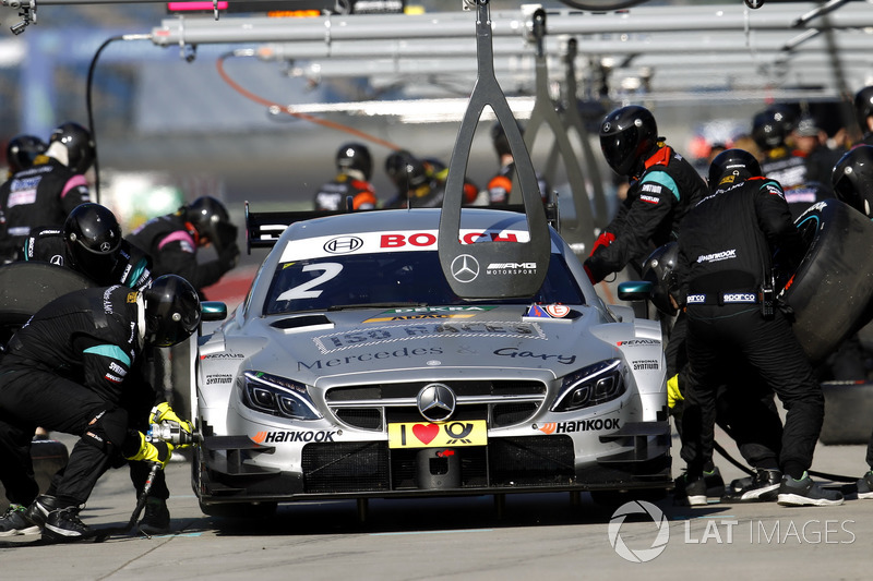 Pit stop, Gary Paffett, Mercedes-AMG Team HWA, Mercedes-AMG C63 DTM
