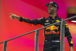 Podium: second place Daniel Ricciardo, Red Bull Racing