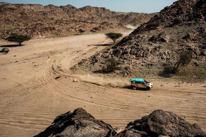 #504 Defender Rally, Defender D7X-R: Sara Price, Sean Berriman 