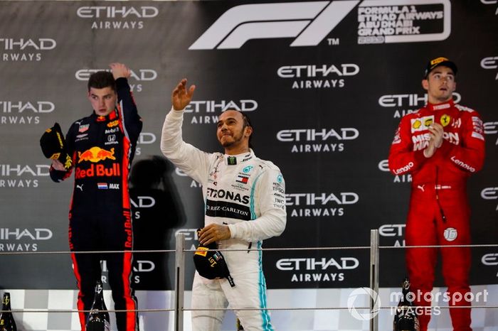 2019: 1.Lewis Hamilton, 2.Max Verstappen y 3.Charles Leclerc