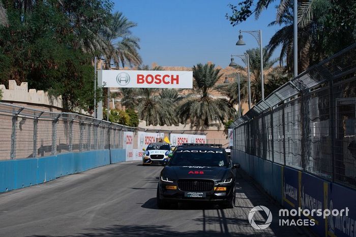 Jaguar iPACE Safety Car on track