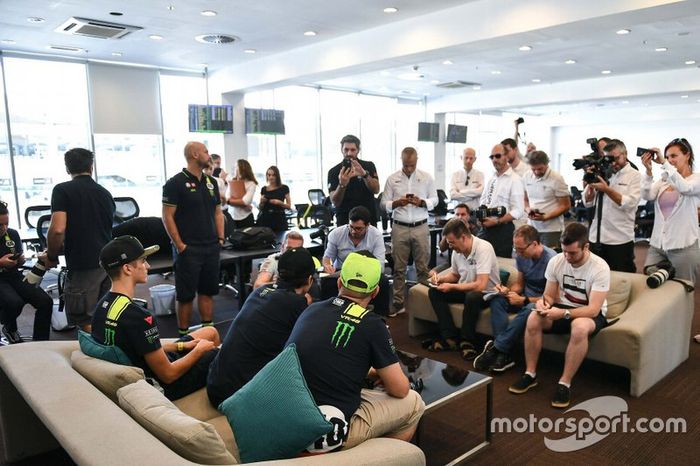 #46 Monster VR46 Kessel Ferrari 488 GT3: Valentino Rossi, Luca Marini, Alessio Salucci