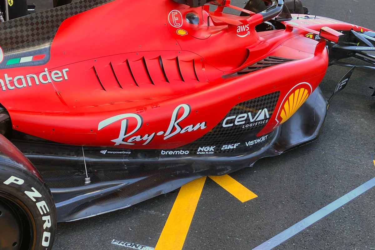 Ferrari SF-23: aquí está el fondo que no se utilizó en el fin de semana de Yeda. 