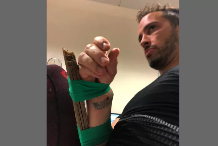 L'infortunio di Andrea Dovizioso