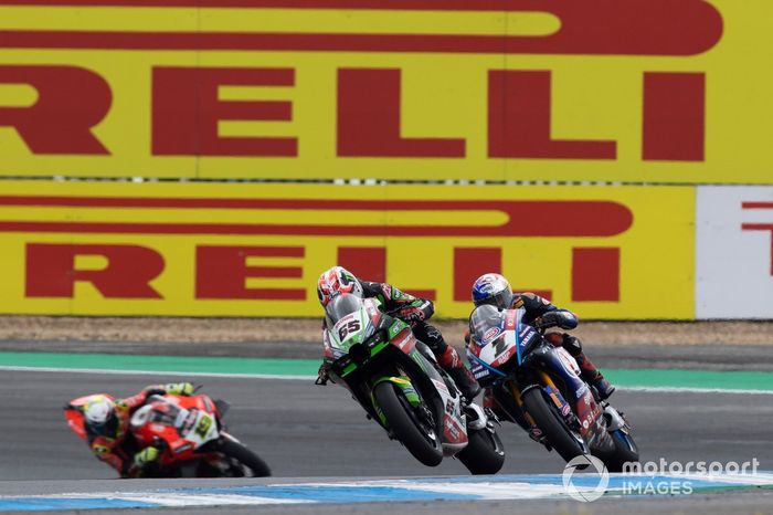 Jonathan Rea, Kawasaki Racing Team WSBK, Toprak Razgatlioglu, Pata Yamaha WorldSBK, Alvaro Bautista, Aruba.it Racing Ducati