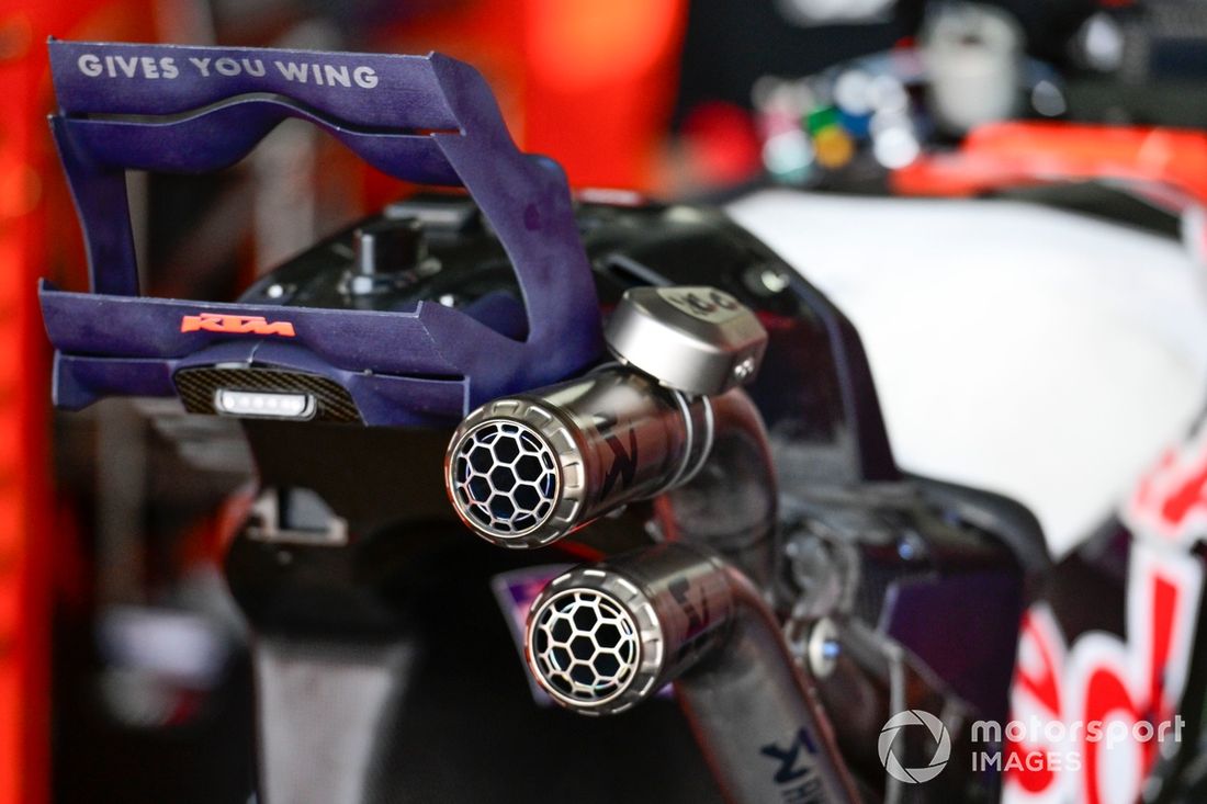 Detalhes da moto da Red Bull KTM Factory Racing