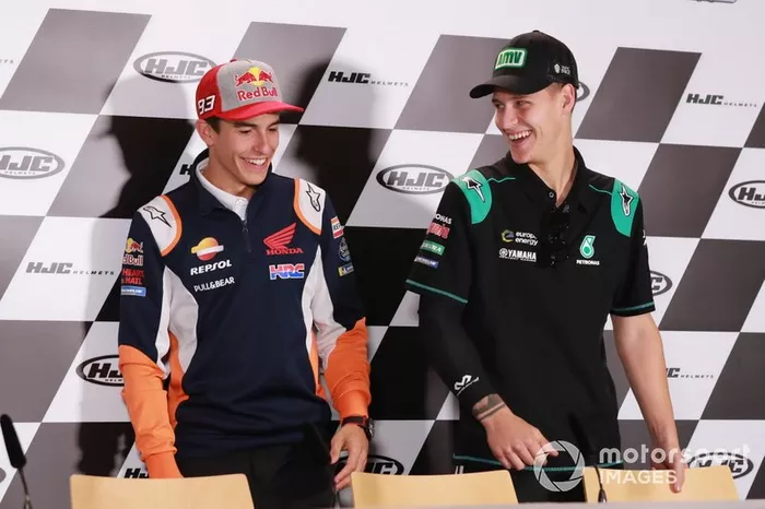 Marc Márquez, Repsol Honda Team, Fabio Quartararo, Petronas Yamaha SRT