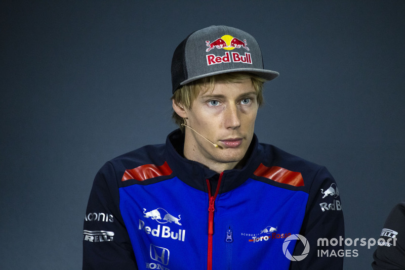 Brendon Hartley, Scuderia Toro Rosso en conférence de presse