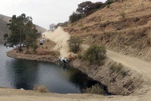 Ott Tanak, M-Sport cae al lago en el Rally de México