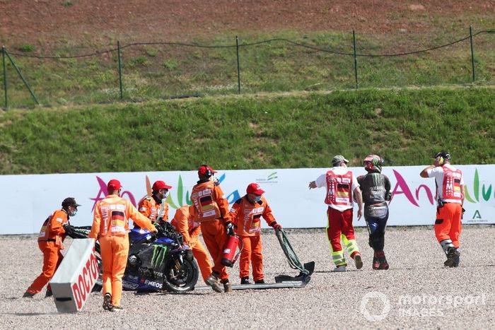 Accidente de Fabio Quartararo, Yamaha Factory Racing