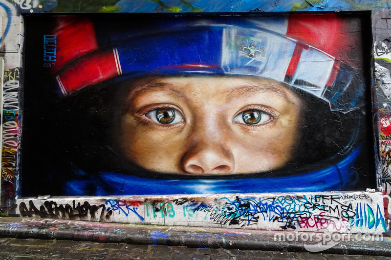 Arte callejero en Melbourne.