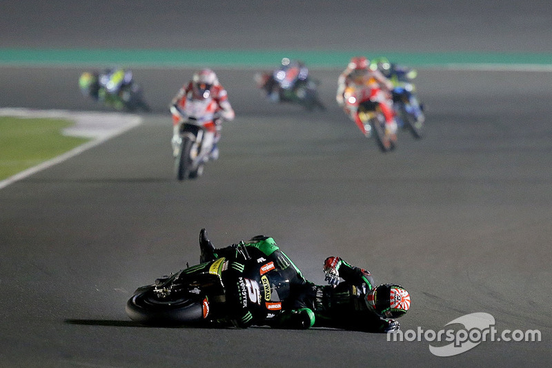 Johann Zarco, Monster Yamaha Tech 3 crash