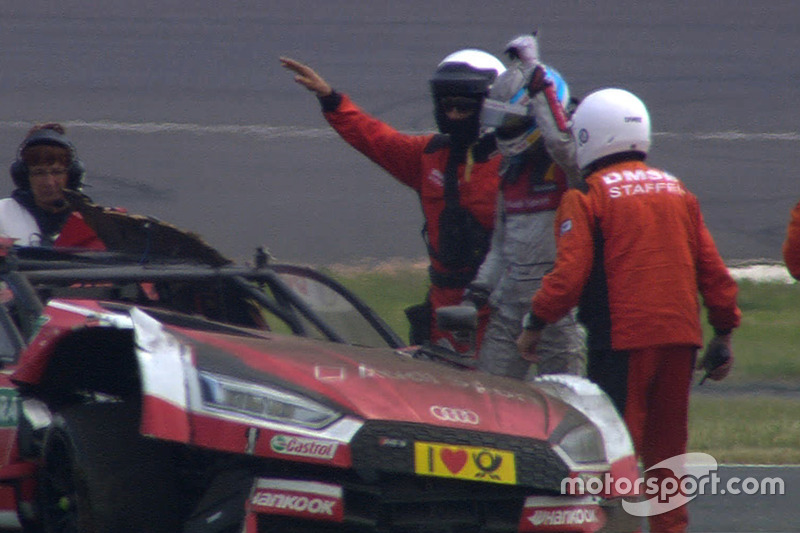 Crash of René Rast, Audi Sport Team Rosberg, Audi RS 5 DTM