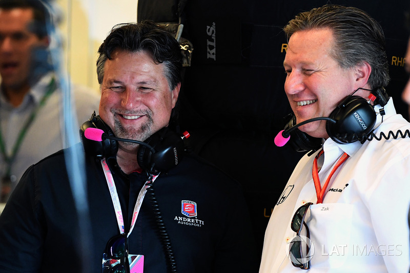 Michael Andretti, Zak Brown, McLaren Executive Director