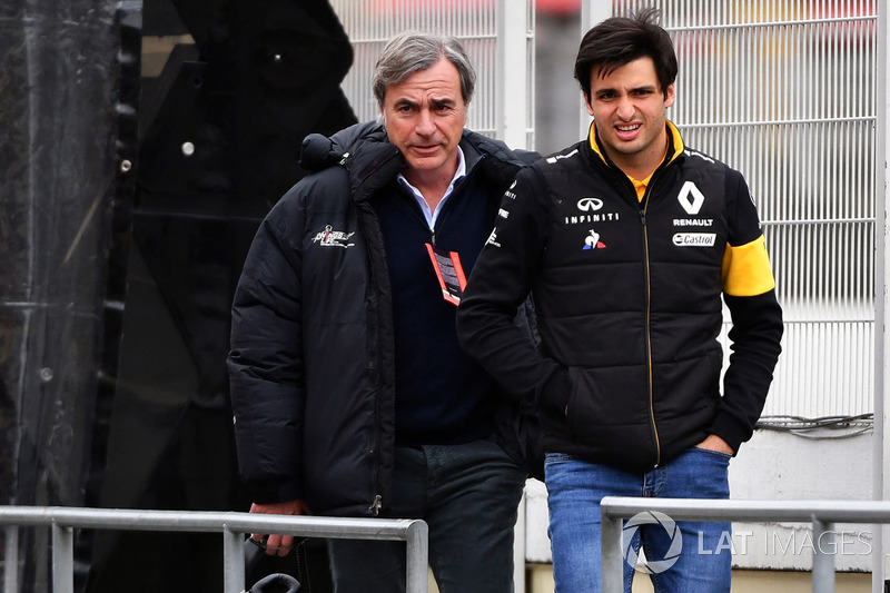 Carlos Sainz Jr., Renault Sport F1 Team consu padre Father Carlos Sainz