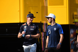 Max Verstappen, Red Bull Racing and Pierre Gasly, Scuderia Toro Rosso