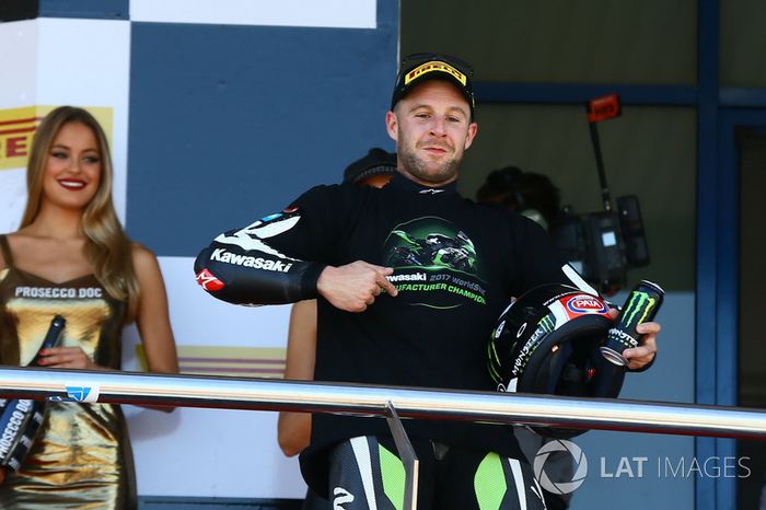 Podium: Jonathan Rea, Kawasaki Racing
