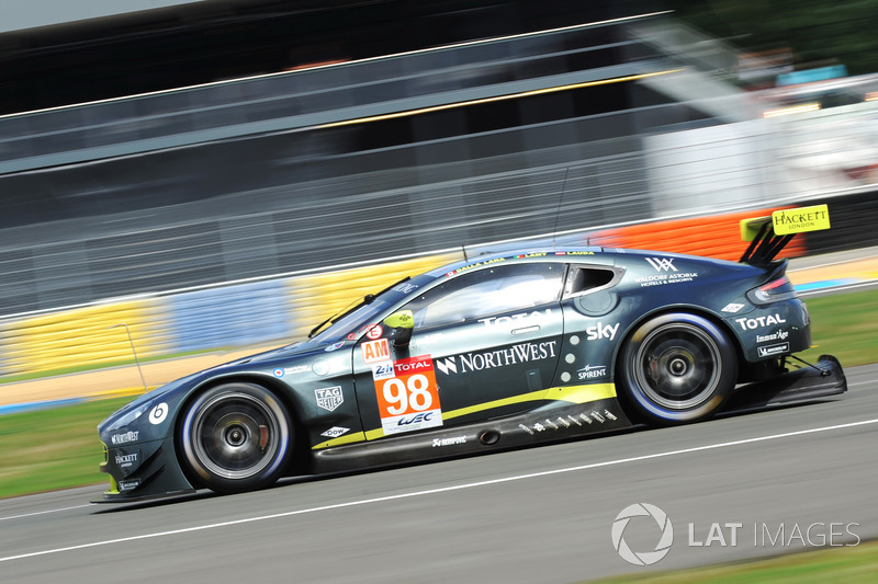 57: #98 Aston Martin Racing Aston Martin Vantage: Paul Dalla Lana, Pedro Lamy, Mathias Lauda, 3'53.817