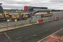 Silverstone circuit resurfacing