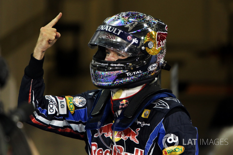 Sebastian Vettel, Red Bull Racing, vainqueur et Champion du monde