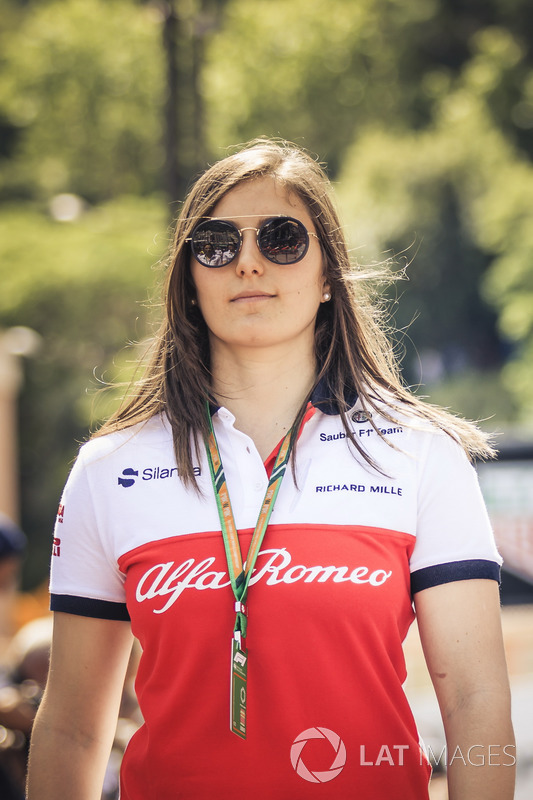 Tatiana Calderon, Sauber Test Driver