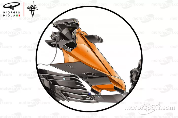 McLaren MCL33 front wing Spanish GP