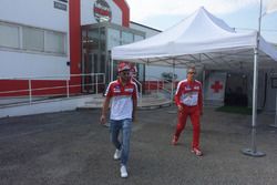 Andrea Iannone, Ducati Team sale del centro médico