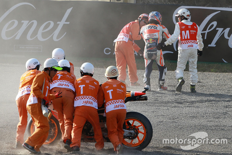 Dani Pedrosa, Repsol Honda Team crash