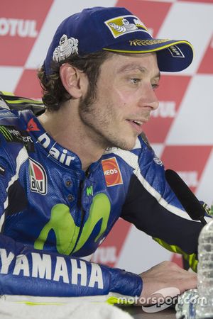 Second place Valentino Rossi, Yamaha Factory Racing