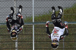 Race winner Johann Zarco, Ajo Motorsport flip