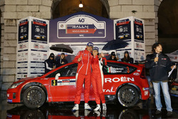 I vincitori Luca Pedersoli e Anna Tomasi, Citroen C4 WRC