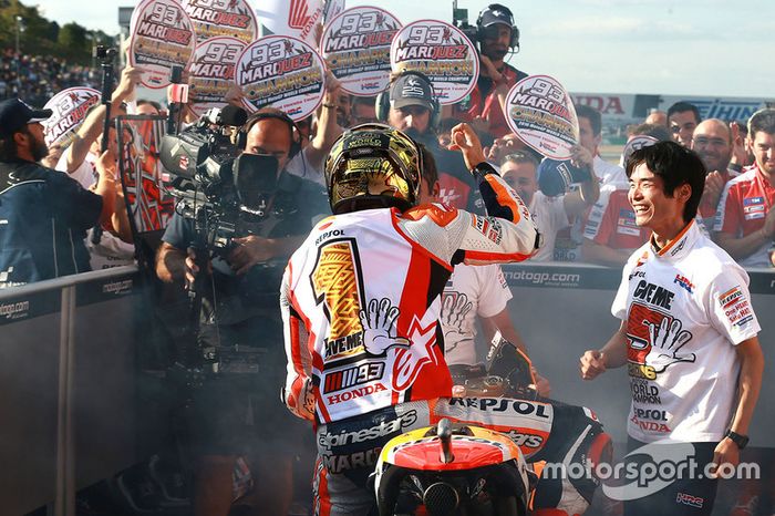 Marc Marquez ganador de la carrera, Repsol Honda Team