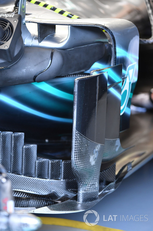 Mercedes-AMG F1 W09 barge board detail