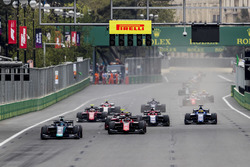 Alexander Albon, DAMS, George Russell, ART Grand Prix