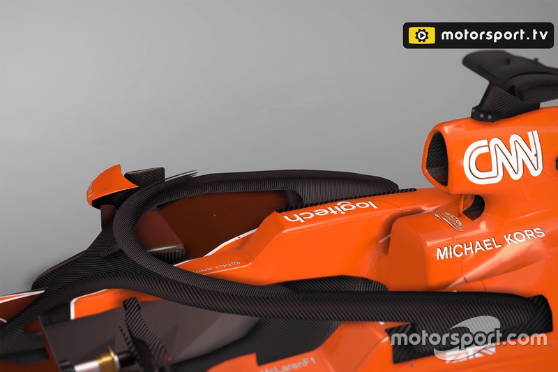 McLaren MCL32 con el halo