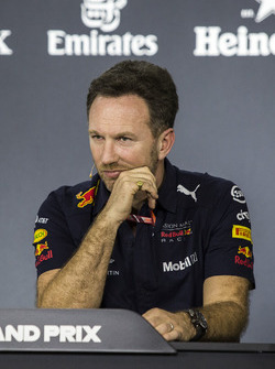 Christian Horner, Red Bull Racing Team Principal in the Press Conference